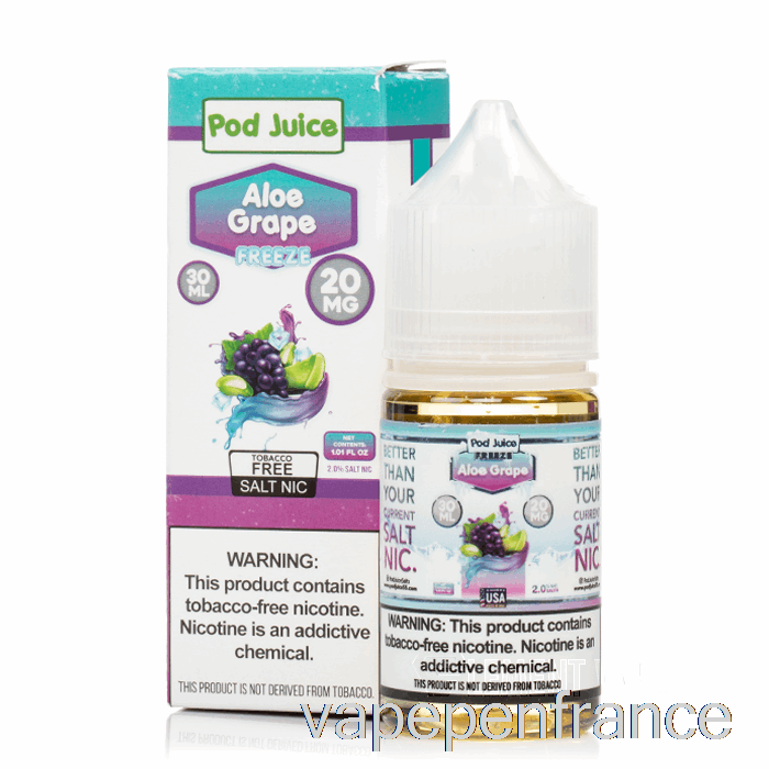 Congeler Le Raisin D'aloès - Jus De Gousse - 30 Ml 55 Mg Stylo Vape